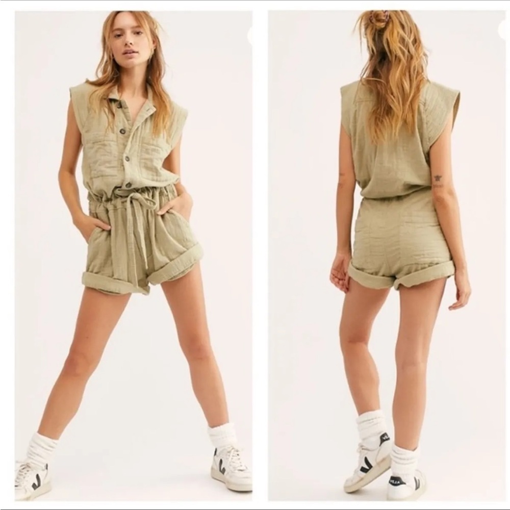 Free People One Kalahari Coverall Romper